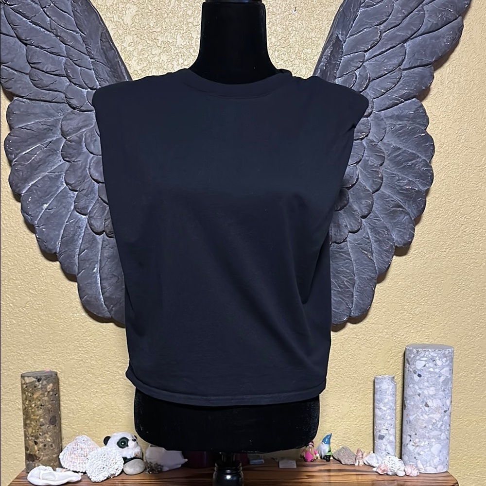 Babaton Black Sleeveless Top